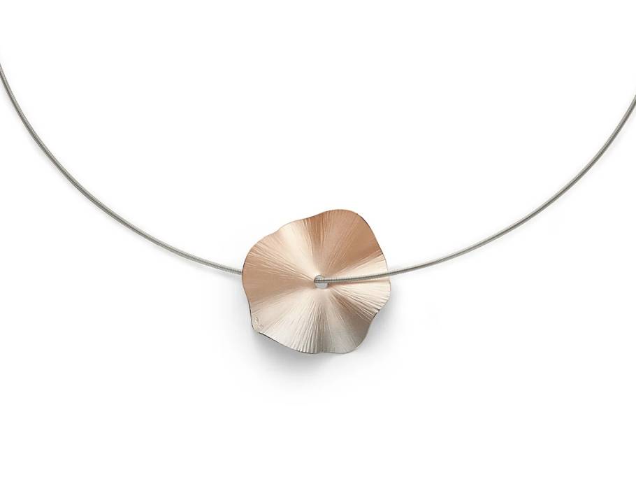 Anhänger Blütenscheibe Aura 30mm