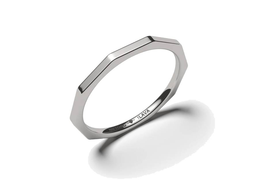 Now Facet Ring 1,5mm Lava