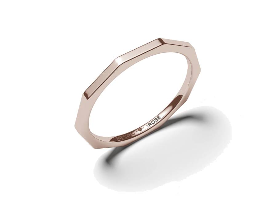 Now Facet Ring 1,5mm Rose