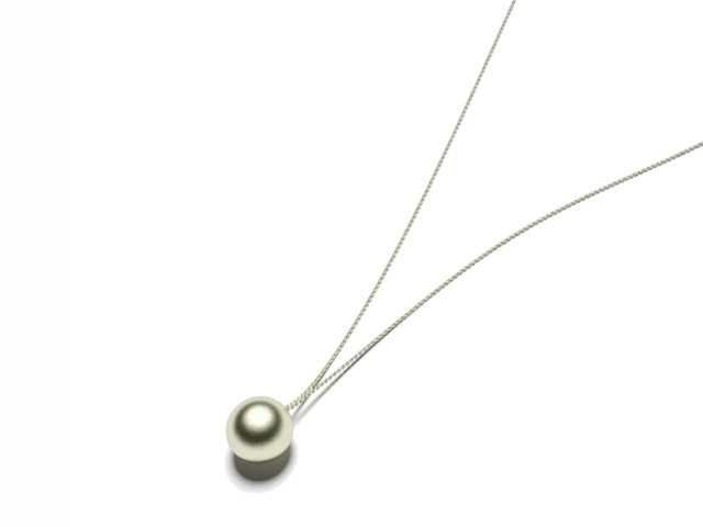 Now Galaxy Kette 14mm Lime mattiert 60cm