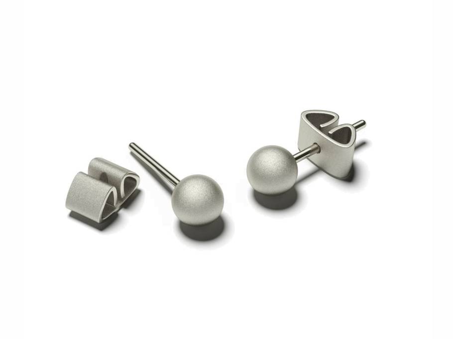 Now Ohrstecker Galaxy  Lime 5,0 mm mattiert