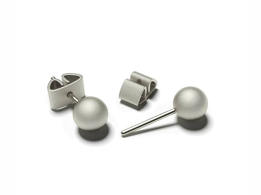 Now Ohrstecker Galaxy  Lime 6,0 mm mattiert