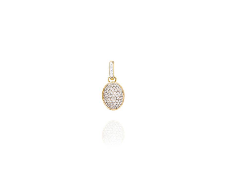 Nanis Boules Diamonds Small Anhänger Gelbgold mit Brillanten