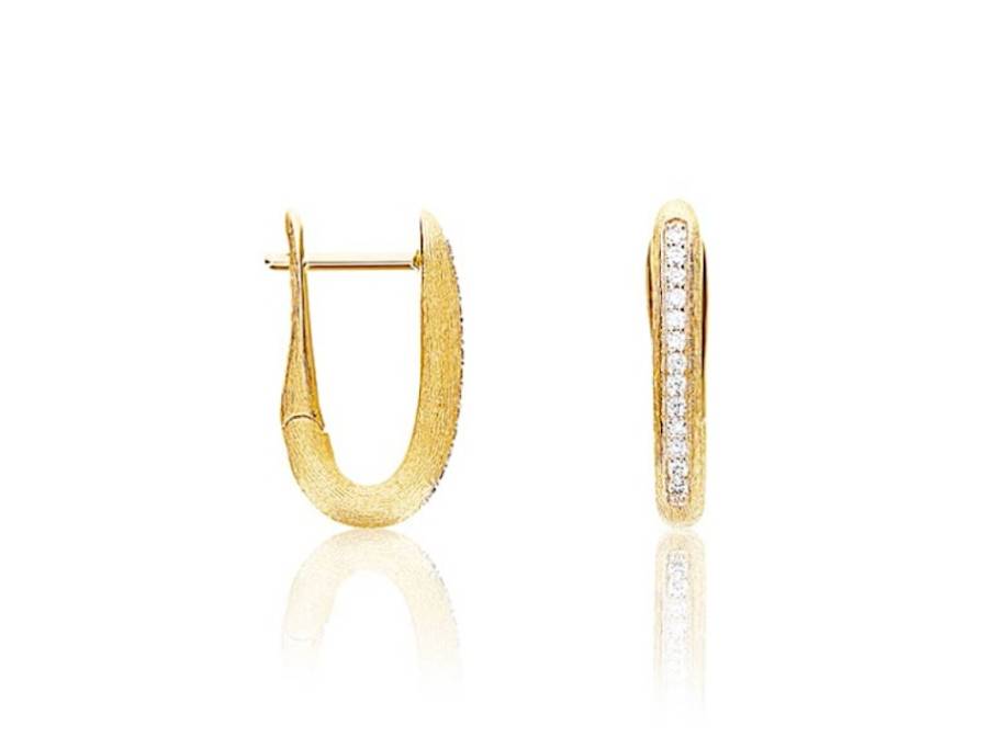 Libera  Creolen Gelbgold mit Brillanten  klein