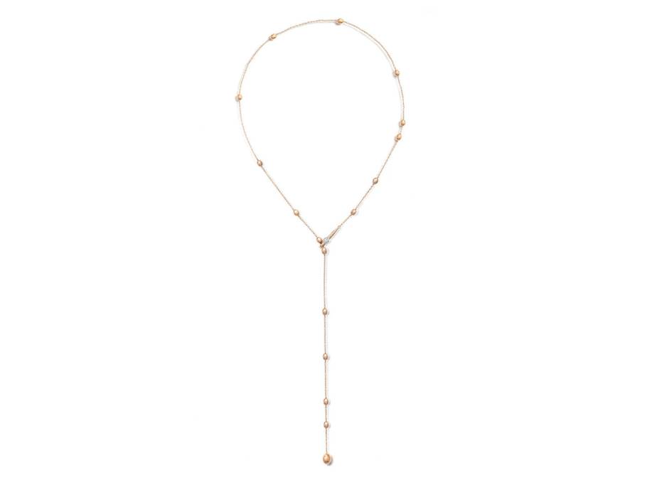 Sunset "Soffio" Collier Roségold mit Brillanten 0,080 ct