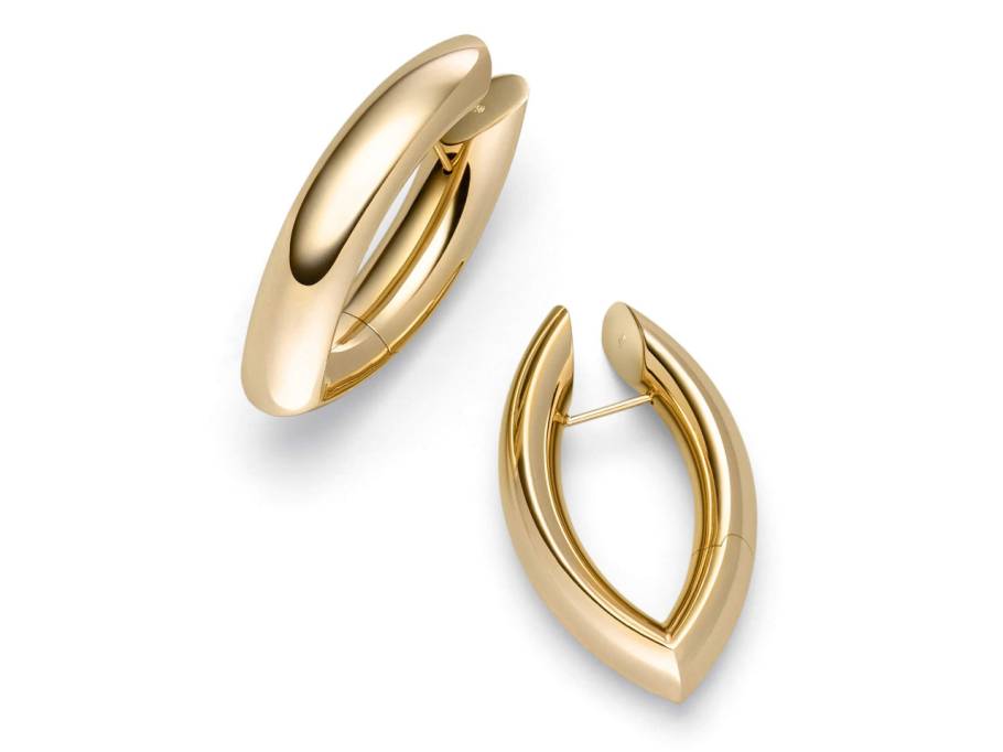 Navette Creolen 24 Gelbgold