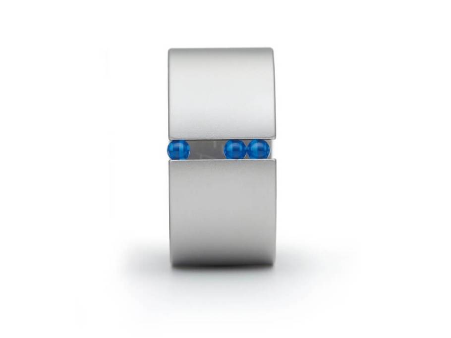 Abakus Ring blau