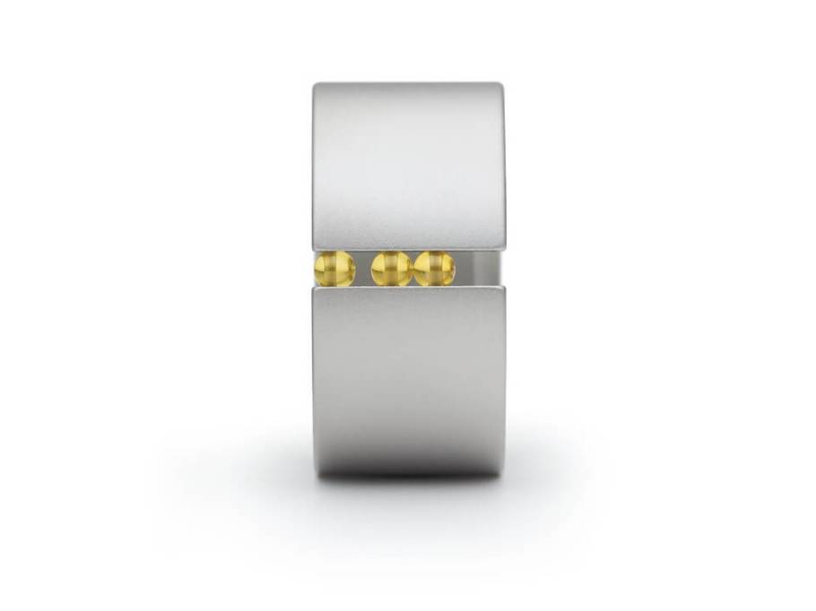 Abakus Ring gelb
