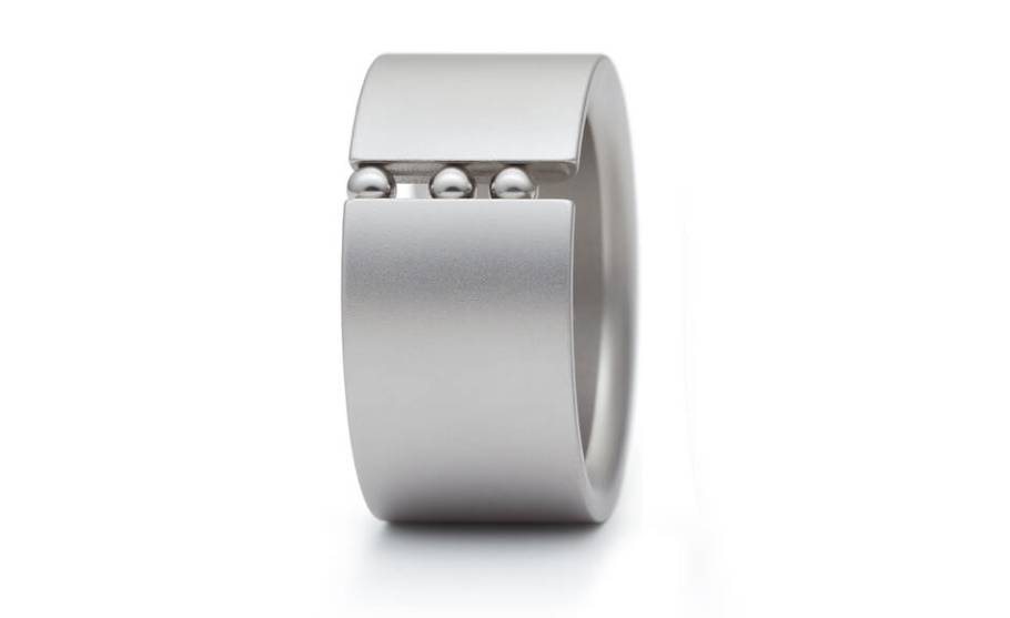 Abakus Ring silber