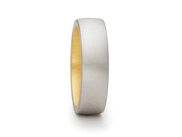 Tango Ring 6,5mm Gelbgold / Platin