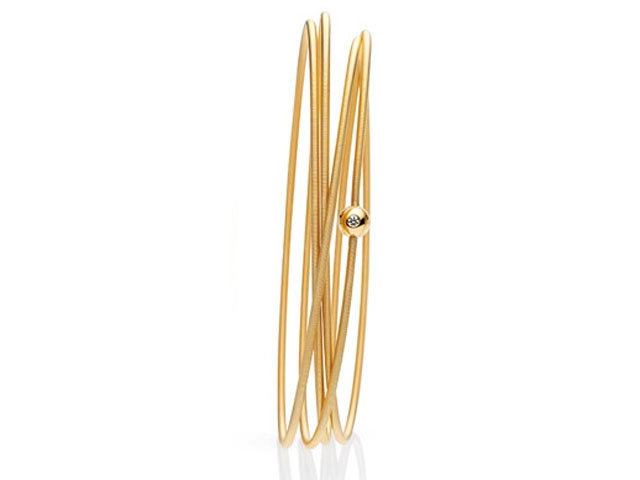 Colette Armband mit Brillant 4-fach Classic Yellow