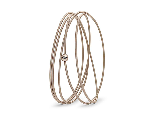 Colette Armband mit Brillant 5-fach Sand Gray