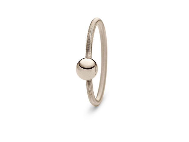 Colette Damenring 1-fach Sand Gray