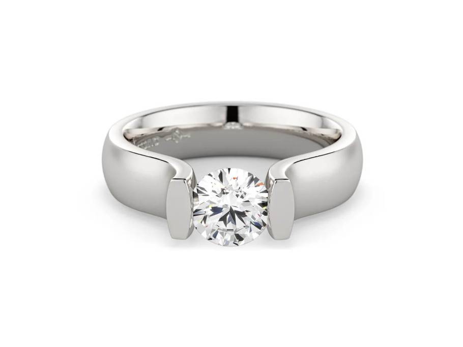 Spannring Lucia Platinum 1,00ct