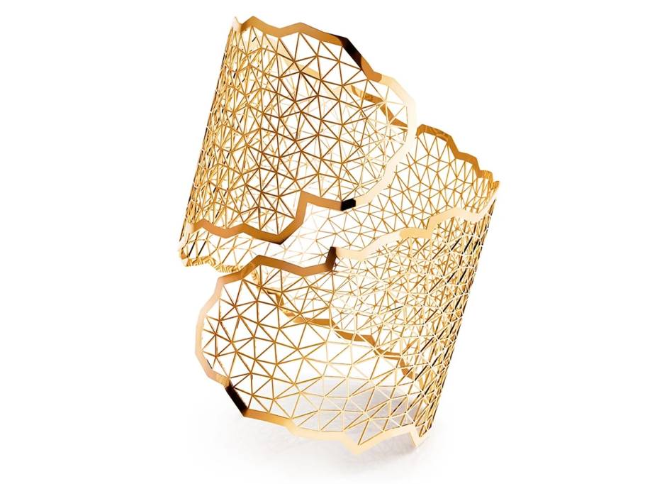 Topia Vision  Embrace Armspange 750/- Fine Rose poliert 56mm