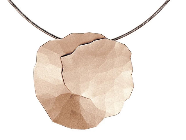 Topia Anhänger rund Rosewood klein