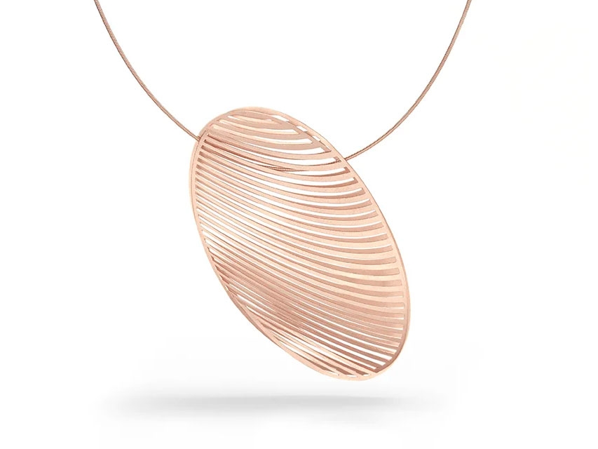 Mirage Anhänger oval 70mm Classic Red