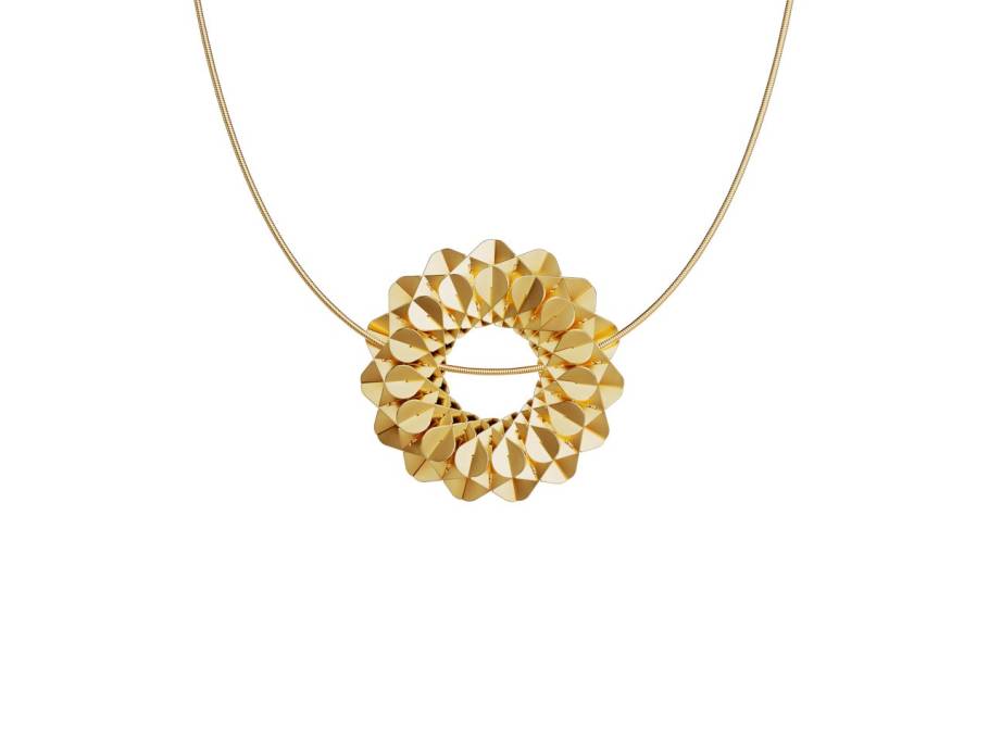 Phoenix Anhänger Classic Yellow 34mm