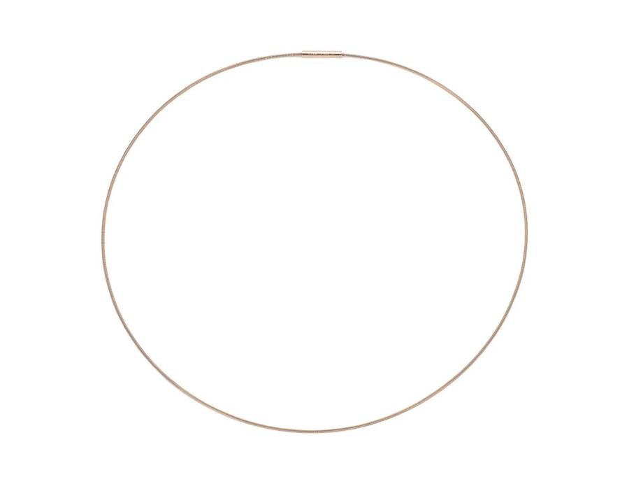 Halsreif 1,0mm 42cm Rotgold Classic Red