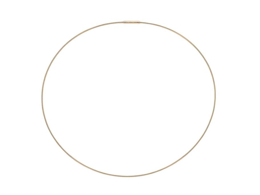 Halsreif 1,0mm  42cm Roségold Fine Rose