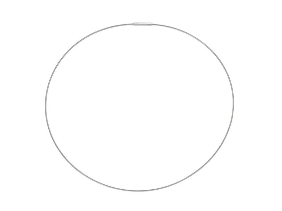 Halsreif 1,0mm  42cm  Platin
