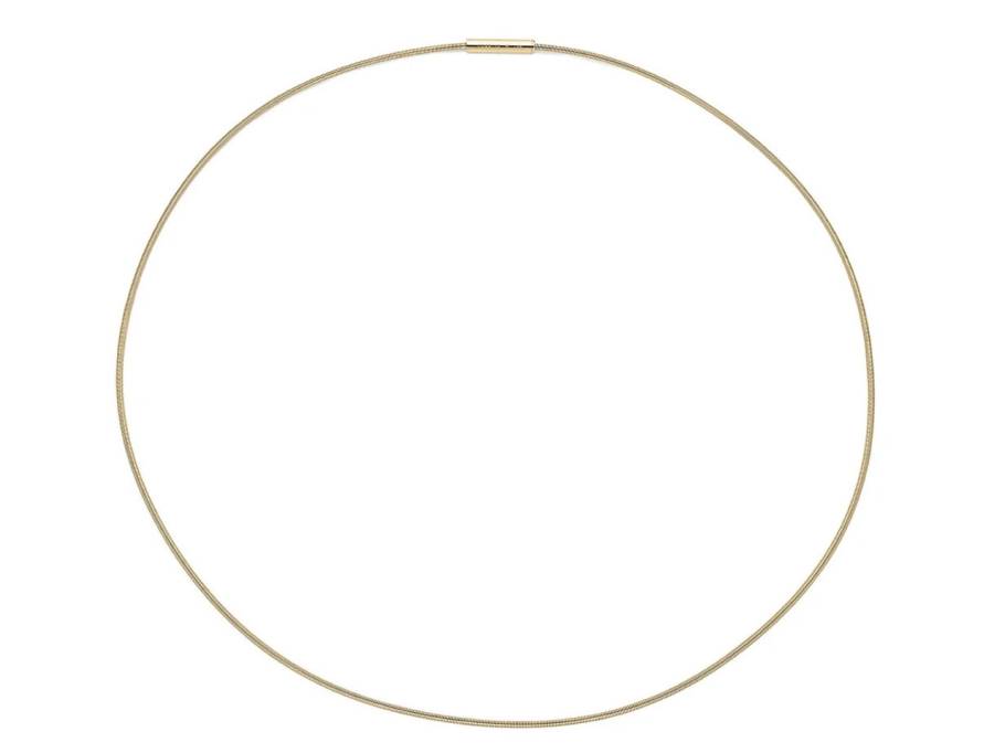 Halsreif 1,7mm  42cm Gelbgold Classic Yellow