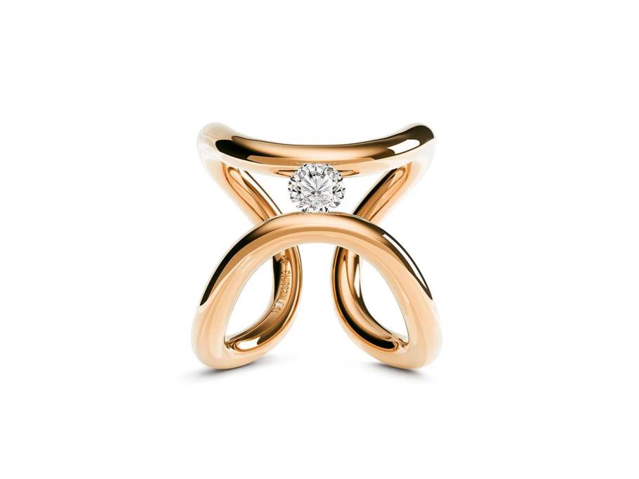 Spannring Ära 3,1mm Fine Rose 0,50ct TW G vsi2