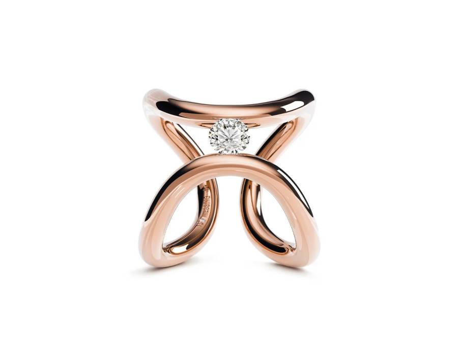 Spannring Ära 150 Jahre Edition 3,1mm Supla Grenadine 0,50ct TW G vsi2