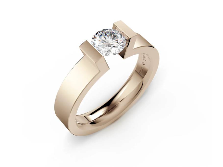 Spannring Highend Rosewood 0,50ct