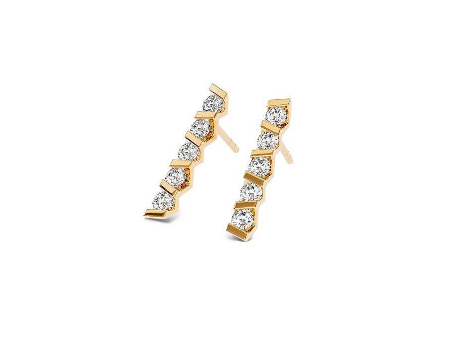 Vivida Ohrstecker Classic Yellow 2,8mm mit Brillanten 0,400ct