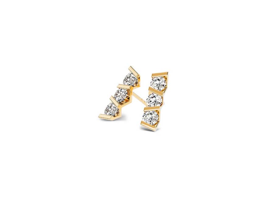 Vivida Ohrstecker Classic Yellow 3,5mm mit Brillanten 0,480ct