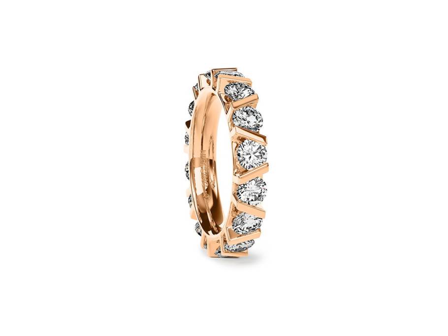 Vivida Spannring Classic Red 4,0mm mit Brillanten 3,68ct