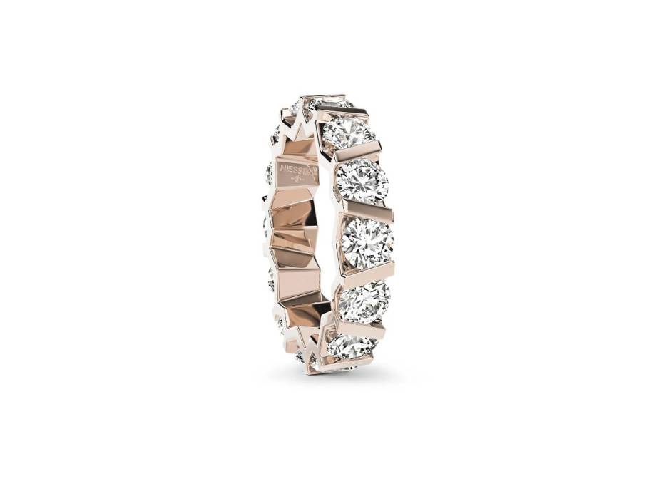 Vivida Spannring Rosewood 4,5mm mit Brillanten 4,20ct