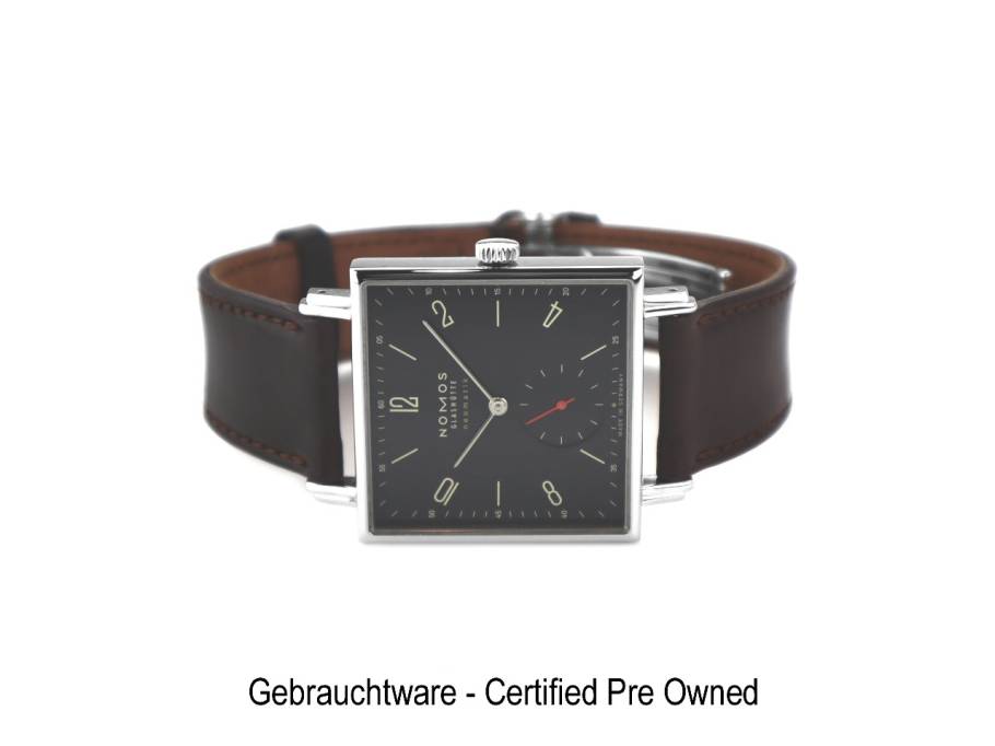 Tetra "175 Years Watchmaking" Black Limited Edition Automatik Edelstahl 33x33mm 421.S4 Full Set Occasion Neu