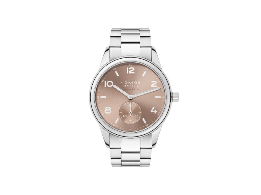 Club Sport neomatik 39 Ember Automatik Edelstahl beiges Zifferblatt Metallband Glasboden