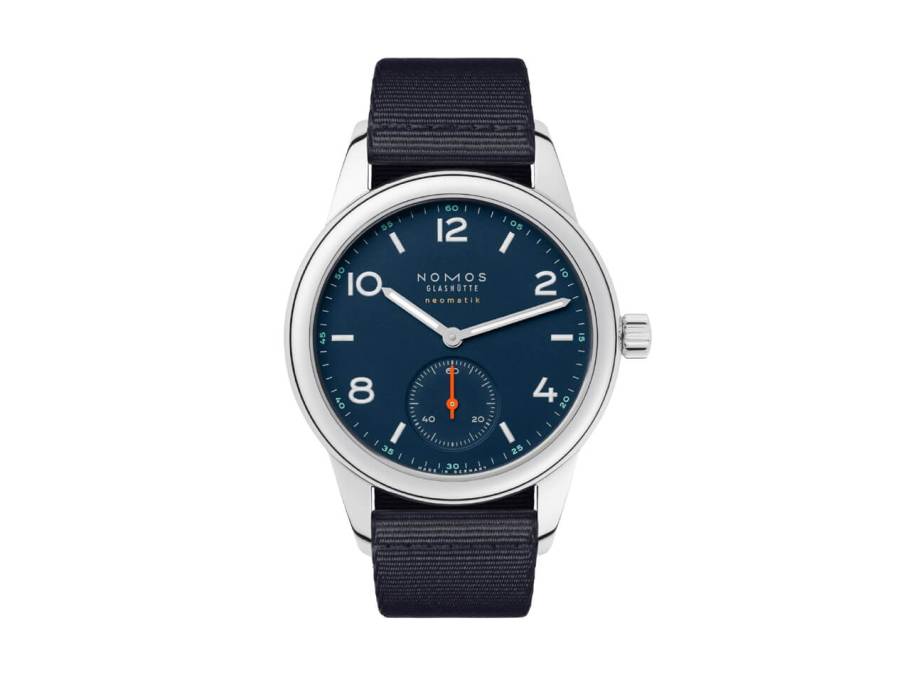  Club neomatik blau Automatik Textilband Glasboden