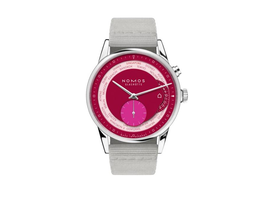  Zürich Weltzeit Automatik Edelstahl 40mm Sambal for Revolution Limited Edition