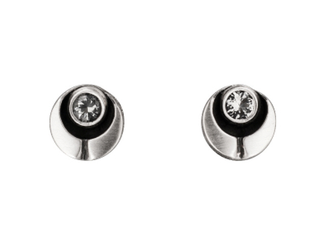 Design 18A Ohrstecker mit Bergkristall