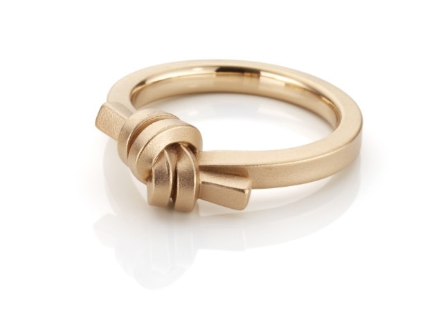 Knoten Pur Seemann Damenring Roségold