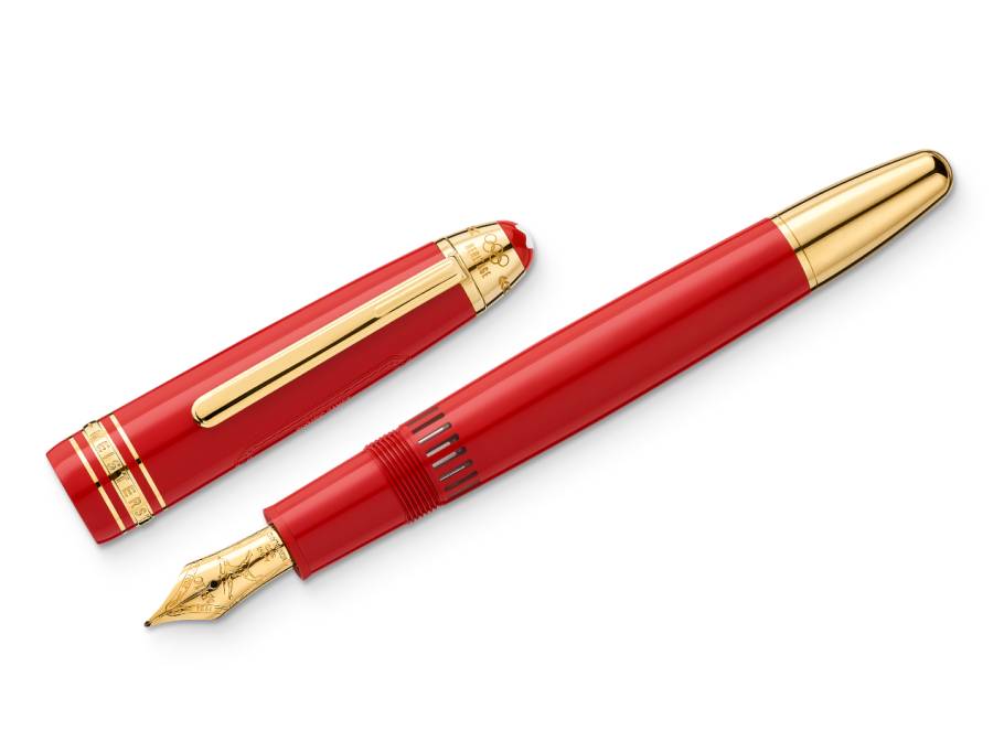 Meisterstück X Olympic Heritage Paris 1924 LeGrand Füllfederhalter M rotes Edelharz vergoldet