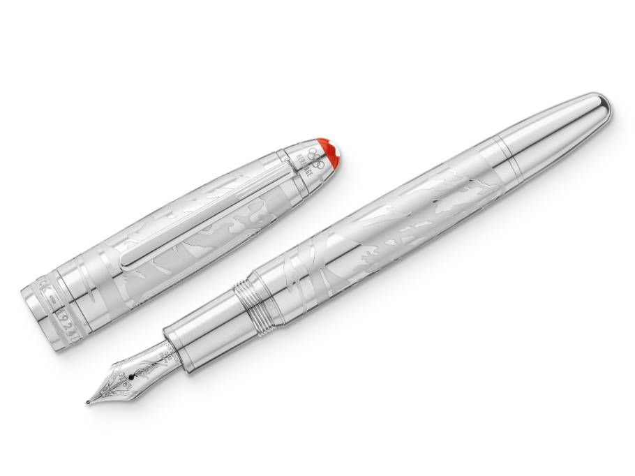 Meisterstück X Olympic Heritage Chamonix 1924 Solitaire LeGrand Füllfederhalter M platiniert