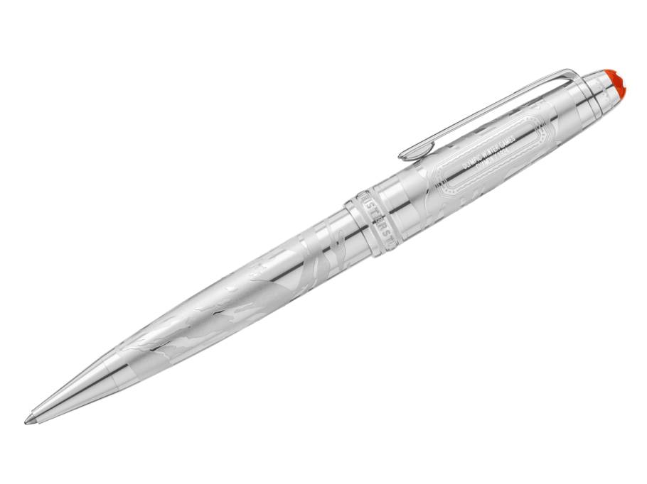 Meisterstück X Olympic Heritage Chamonix 1924 Solitaire Midsize Kugelschreiber platiniert