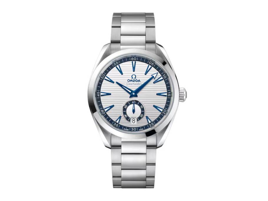 Seamaster Aqua Terra 150M Automatik Kleine Sekunde Edelstahl 41mm silbernes Zifferblatt Metallband