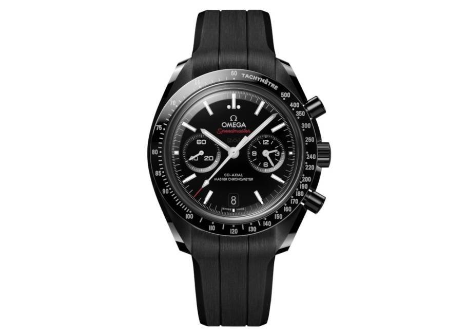 Speedmaster Dark Side of the Moon Chronograph Automatik Keramik 44mm schwarzes Zifferblatt schwarzes Kautschukband