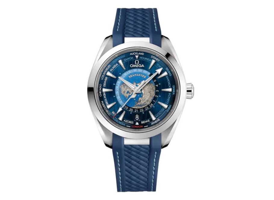 Seamaster Aqua Terra 150M Automatik Edelstahl 43mm blaues Zifferblatt Kautschukband