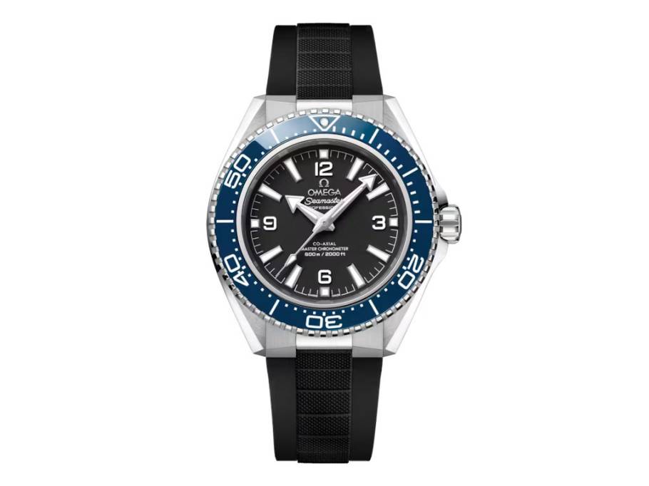 Seamaster Planet Ocean 600M Automatik Edelstahl 42mm schwarzes Zifferblatt blaue Keramiklünette Kautschukband