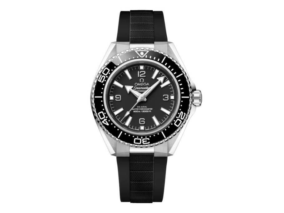 Seamaster Planet Ocean 600M Automatik Edelstahl 42mm schwarzes Zifferblatt schwarze Keramiklünette Kautschukband