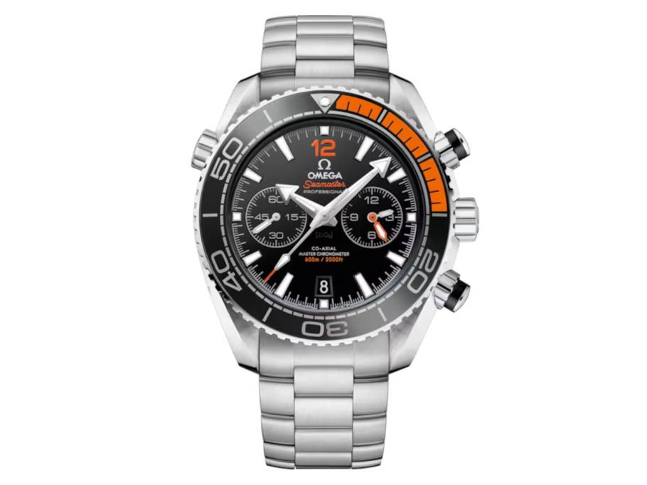 Seamaster Planet Ocean 600M Chronograph Automatik Edelstahl 45mm schwarzes Zifferblatt Metallband