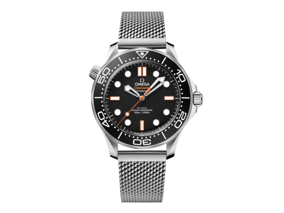 Seamaster Diver 300M Automatik Edelstahl 42mm schwarzes Zifferblatt Metallband