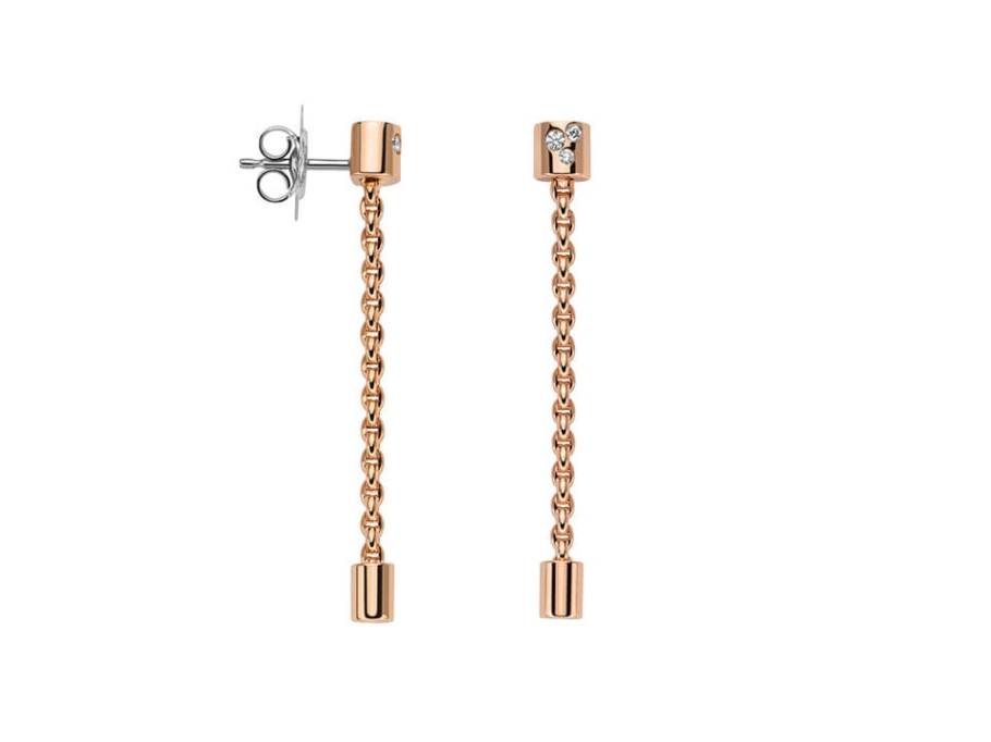 Aria Ohrstecker Roségold mit Brillanten 0,090ct